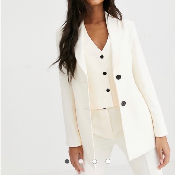 ASOS Petite Ivory Blazer NWT - Picture 7 of 7
